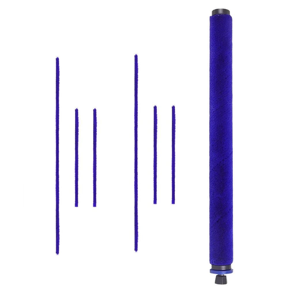 Для Dyson V6 V7 V8 V11 V11 V11 Мягкая роликовая насадка для пылесоса Плюшевые полоски Щетка для твердого пола Основная щетка Сердечник Аксессуары Замена