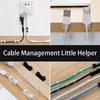 No-punch Cable Manager, Wall Sticker, Traceless Wire Storage, Fixed Self-adhesive Wire Clip, Network Cable Routing Artifact