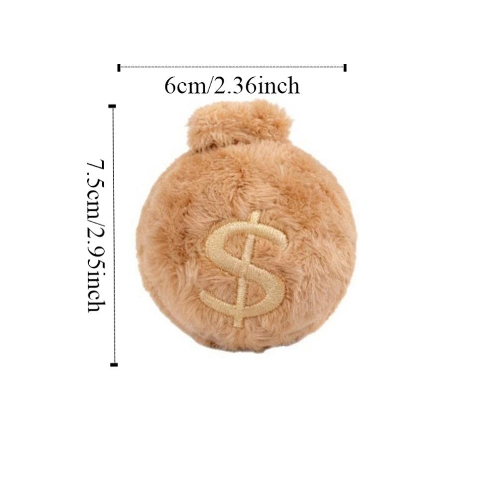 Bite Resistant Dog Elastic Ball Money Bag Shape Pet Interactive Ball Interactive Play