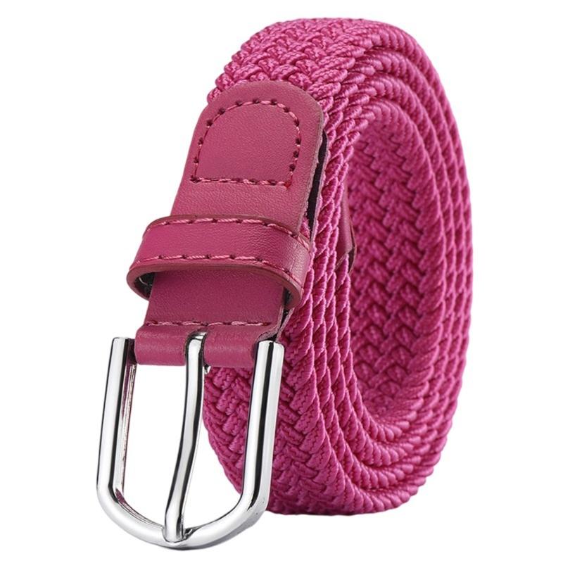 Эластичный плетеный нейлоновый ремень, регулируемый размер талии, удобный в носке, пояс-корсет, унисекс дизайн, поясной ремень, аксессуар для одежды
