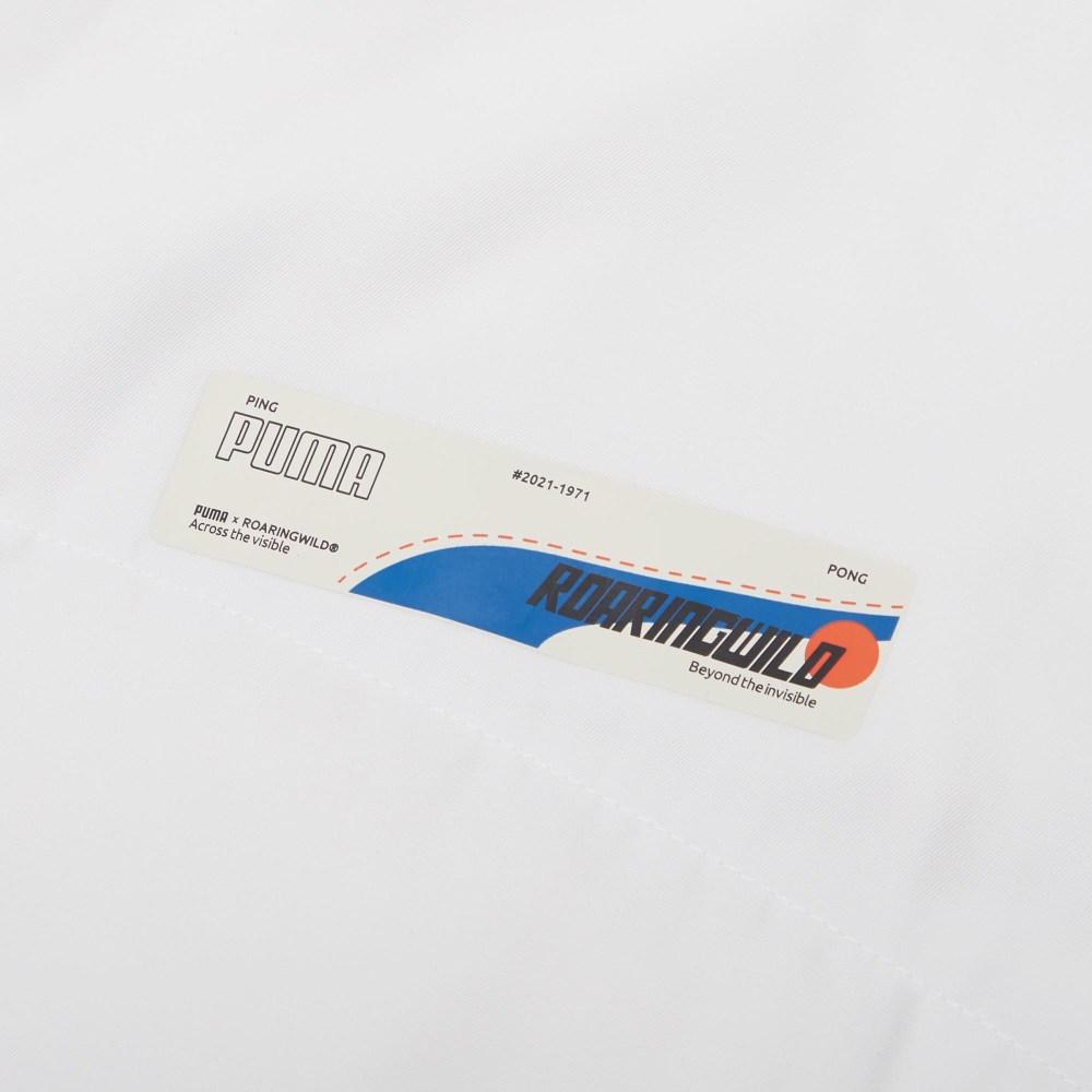 Puma Совместный бренд Roaringwild Светоотражающий теплый пуховик с воротником-стойкой Мужская верхняя одежда Белый 532587-02