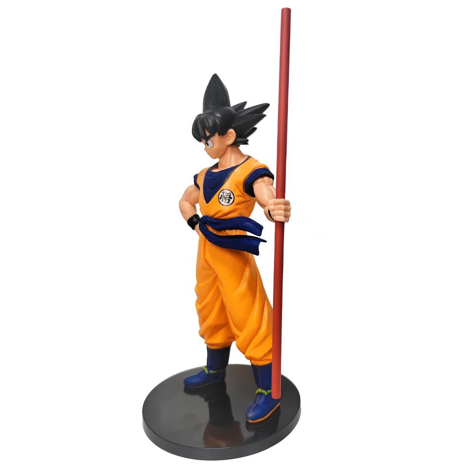 Dragon Ball Goku Super Saiyan Anime Model 22cm Goku Action Model Model Gifts for Kids Action Figure Toy Car Desk Decoration Premium Quality