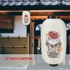 Японские фонари 10 дюймов Счастливый кот Традиционная китайская печать Подвесные фонари Ткань Тамарибар Декор для бара Паба