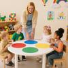 PinCute Updated Larger Sized 11.8 inch 10 Pack Dry Erase Dots Circles Sticker for Spots Tables, Colorful Removable Whiteboard Painting Marker,