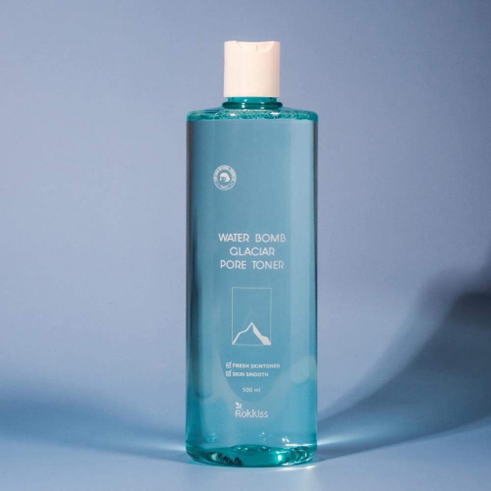 Rokkiss Водный бальзам 50 Мягкий кислотный тонер для пор с ледниковой водой 500 мл 2