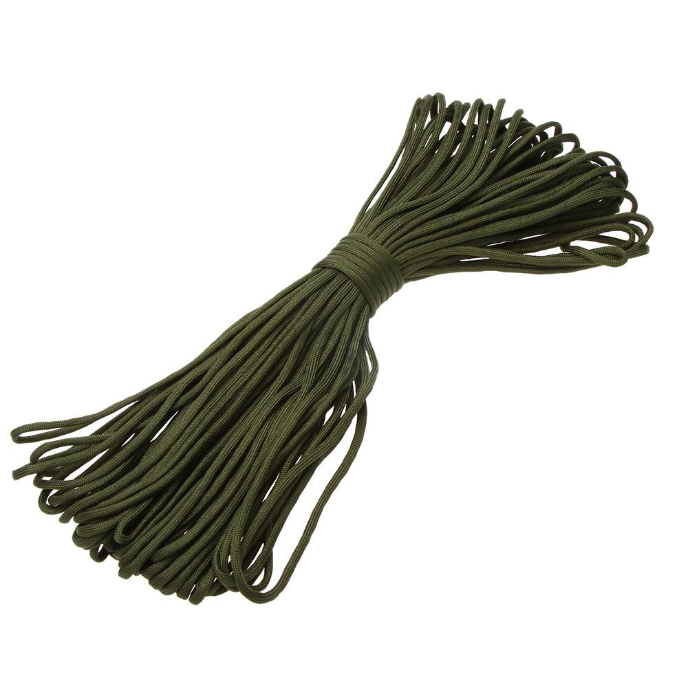 30.5M   100FT Паракорд 7-жильный Парашютный шнур Темляк Веревка Инструмент для выживания в чрезвычайных ситуациях на открытом воздухе