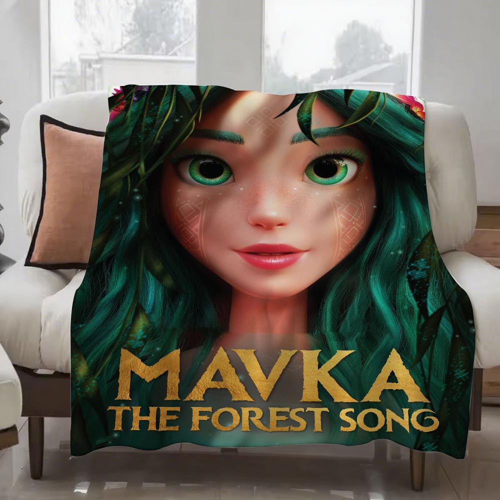 Cartoon Film Mavka The Forest Song Blanket Design Lightweight  For Dorms, Naps, Living Room, Office,Sofa,All-Season