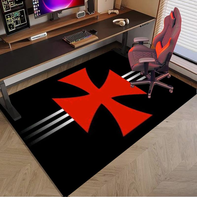 Vasco Football Club Printed Area Rug for Office, Chair Rug, Decorative Carpet Floor Mat, Large Size Fan gifts Christmas gifts