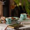 Набор из двух кружек Yong Feng Yuan Madame Porcelain Синий Западного Озера