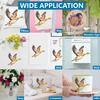 1Pc PET Hollow Out Drawing Painting Stencils, for DIY Scrapbook, Photo Album, with 1Pc Art Paint Brushes, Duck, 300x300mm