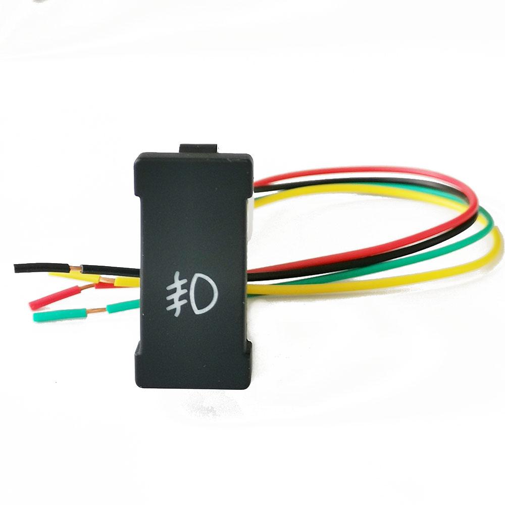 Modified Switch Car Fog Lights LED DRL Radar Recorder Fan Wheel Heated Power Push Button Switch for Iveco Daily Accessories