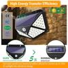 100 Led Solar Light Security Outdoor Solar Wall Lamp PIR Motion Sensor Lamp Водонепроницаемый солнечный свет для украшения сада