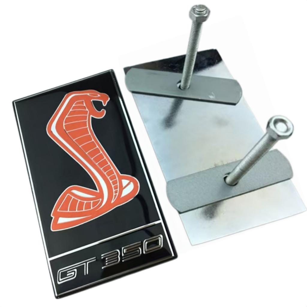 3D Metal Snake Cobra logo Car Front Grille Badge Side Fender Rear Trunk Emblem Stickers Auto Styling Accessories
