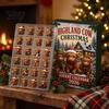 Cute Collection Figurines 2026 Highland Cow Christmas Advent Calendar, 24-Day Acrylic Countdown Ornament Set with Classroom Exchange Gifts
