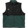 Жилет без рукавов с логотипом и воротником-стойкой на молнии, мужской жилет Noble-Green DC9661-333