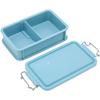 OSK EARTHY Container Lunch Box with Dividers, 750ml, Mint Green, Made in Japan, CNT-750