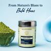KHADI NATURAL Травяная краска для волос Индиго 150 г – Закрашивание седины, Блеск и Сила, Без Химикатов