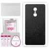 apgo Protective Skin Sticker for the Back Compatible with Xiaomi Redmi Note 4, Wrap Film, Foil, Vinyl - Pattern Black Honeycomb