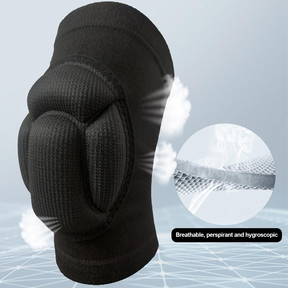 1 пара утолщенных наколенников из вспененного ЭВА, спортивные наколенники для поддержки в спортзале, фитнес-протекторы, баскетбольные наколенники, противоскользящие наколенники для защиты от столкновений