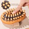 Multi-Functional Body Anti Cellulite Cushion Meridian Brush Wooden Spa Air Cushion Massage Comb Scalp Body Massage Brush
