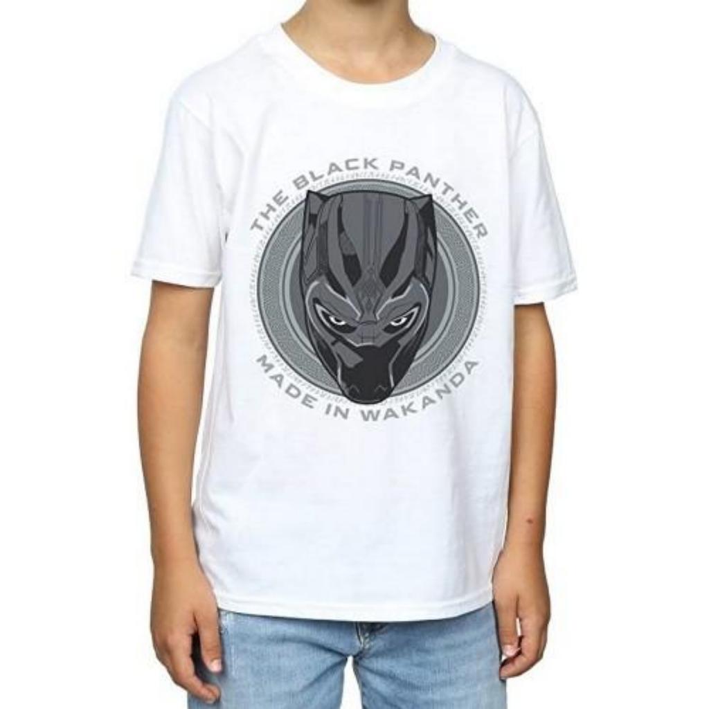 Black Panther Boys Made In Wakanda Cotton T-Shirt