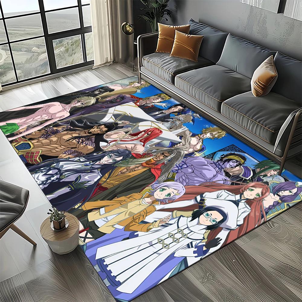 Новый Стиль Record of Ragnarok Мультфильм Аниме Ковер Коврик для Гостиной Спальни Дома Украшение Дивана, Детский Нескользящий Напольный Коврик