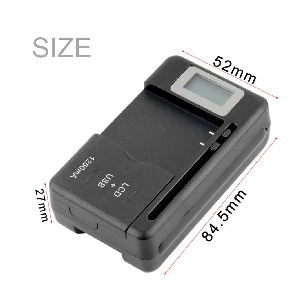 Universal For Cell Phones US Plug LCD Display Desktop Charger USB Port Mobile Battery Charger