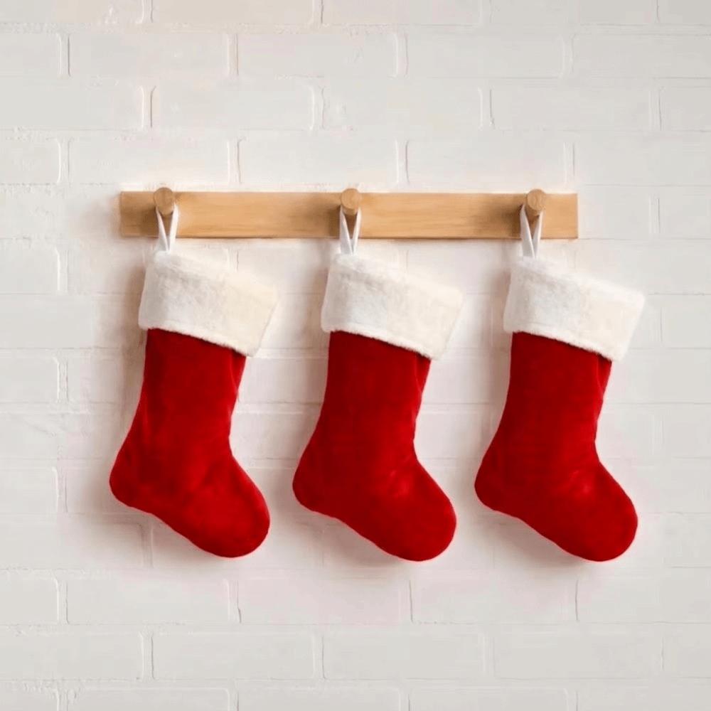 Classic Personalized Gift Bag Mantelpiece Deco Christmas Stocking Photography Props