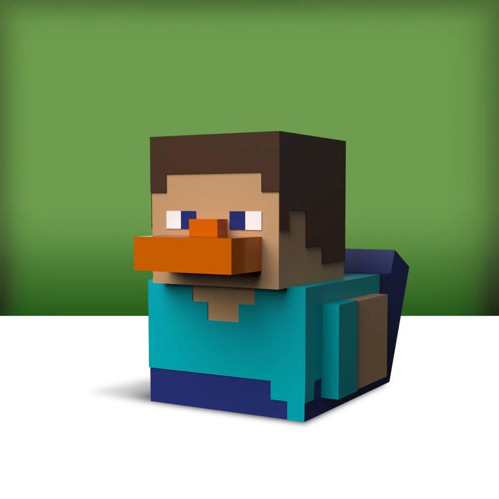 Officially Licensed Tubbz Cosplay Duck Mini Minecraft Steve