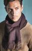 FT33 Finest Cashmere Basic Wave Cashmere Scarf Plain Brown [GILDARA] 100% Мужской Женский (Шоколад (6622))
