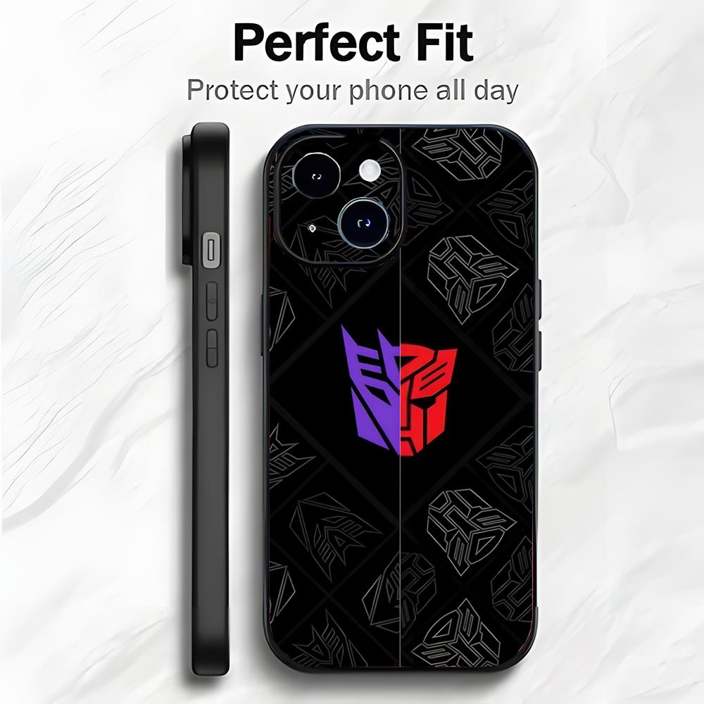 Смелое Действие Американский Фильм R-Ransformers Чехол для Телефона Чехол для Телефона Мягкая Упаковка Легкий Для iPhone17 16 15 14 13ProMax