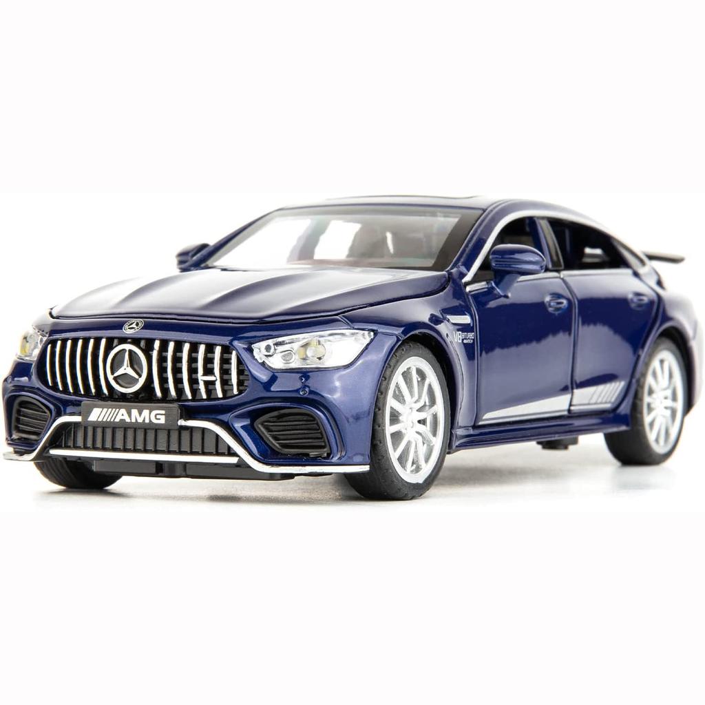 1/32 литой автомобиль Benz AMG GT63, ​​модель автомобиля, откат со звуком и светом, игрушечный автомобиль для мальчиков и девочек, подарок для взрослых