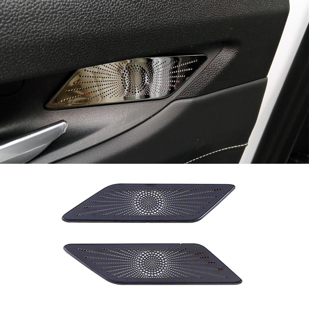For Haval H6 3rd Gen 2022 Rear Door Audio Sound Speaker Panel Cover Auto Interior Accessories Stainless Steel