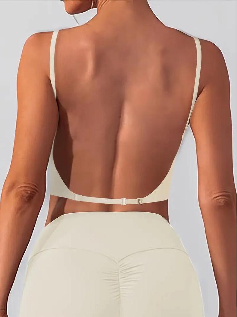 8-цветный бюстгальтер пуш-ап Temu с глубоким U-образным вырезом на спине и множеством способов ношения