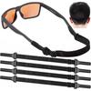 4PCS Adjustable Elasticity Neck Cord Eyewear Accessory Anti Slip Sunglasses Holder Cord