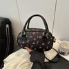 2025 Summer New Cherry Portable Fashion Bag Handbag Large Capacity Cute Commuter Shoulder Pillow Bag
