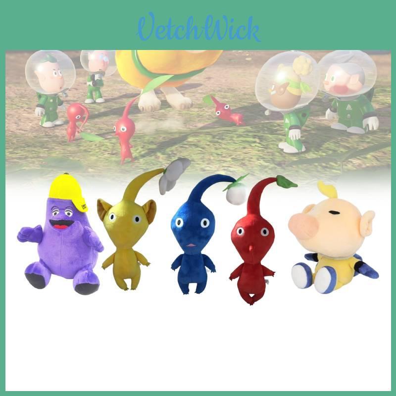 Super Soft Plush Ice Pikmin All Star Toy For Collectors Colorful Fun Gift