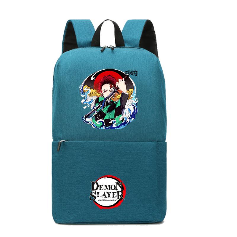Рюкзак в стиле аниме «Убийца демонов» Nezuko Kawaii, школьная сумка с героями мультфильмов, большая вместимость, манга для путешествий, повседневная сумка для книг для девочек для взрослых