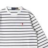 Polo Ralph Lauren Весна-Лето 26 Логотип Вышивка Полоски Круглый Вырез Повседневная Футболка с Длинным Рукавом Классическая Версия Мужские Топы MNPOTSH16820394-100