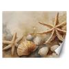 Wallpaper Sea Shells and Starfish Acrylic