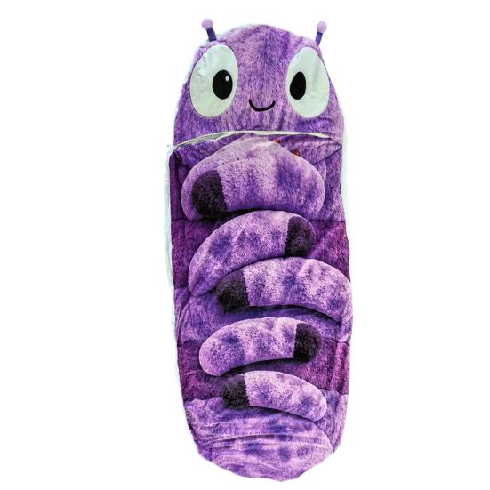 Yousheng Funny Caterpillar Sleeping Bag, Wearable Hugging Cocoon Lounger, Full Body Wrap, Cozy Sleep Sack for Naps Reading Dorm Travel