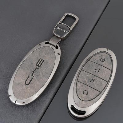 Премиальный металлический чехол для ключей BYD Yangwang U8/U9 с пряжкой