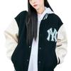 MLB Basic Logo New York Yankees Logo Patch Baseball Jersey Unisex jersey Black 3AJPB0121-50BKS