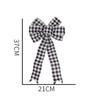 Christmas Bow Polyester Handmade Large Size Festive Holiday Christmas Tree Gift Decor Ornament Christmas Party Decor Accessory