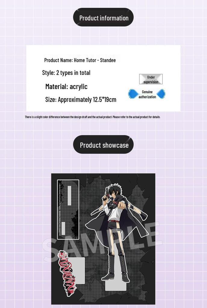 Официальный стенд Keyuan KHR Занзуса - Аниме Персонажи Katekyo Hitman Reborn 2D Мерч