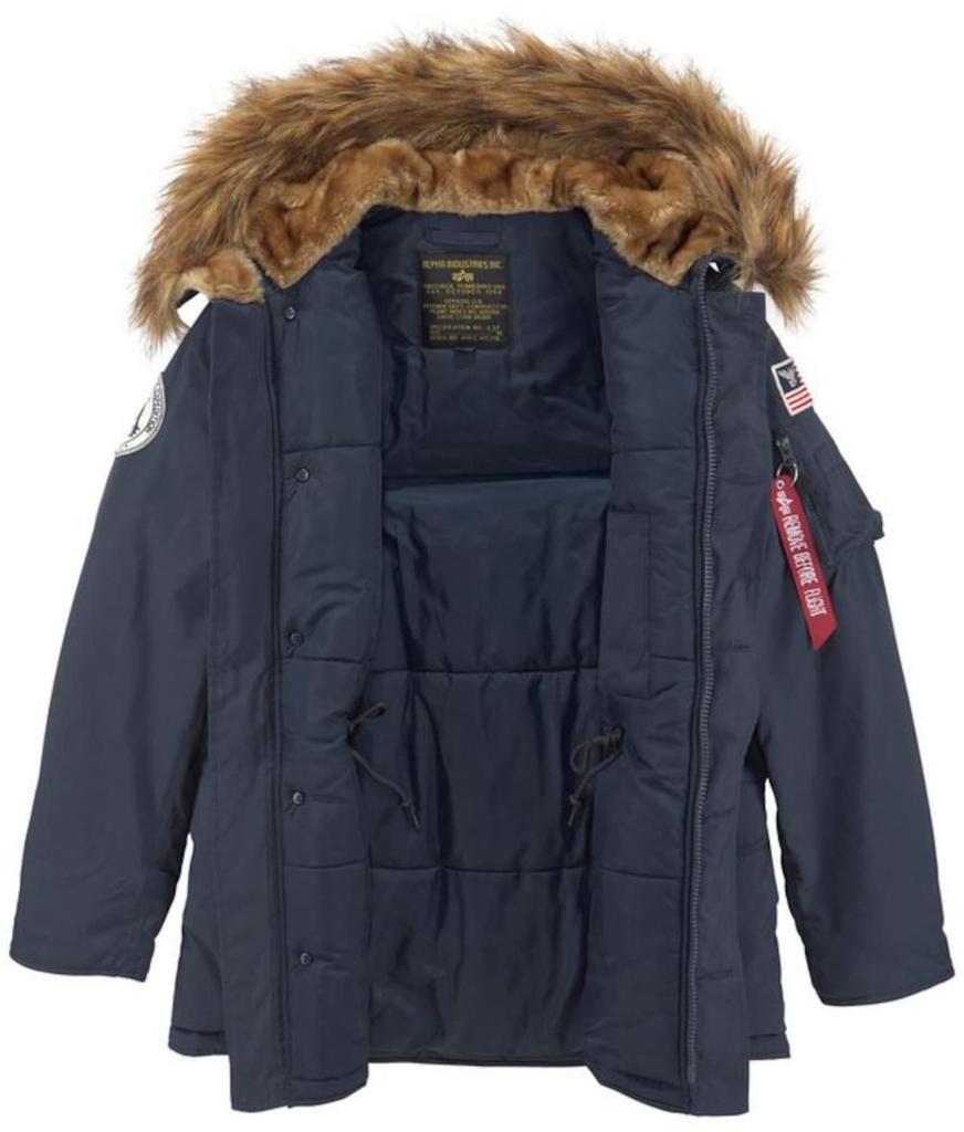 Зимняя куртка Alpha Industries Polar Jacket (123144) реп.синий