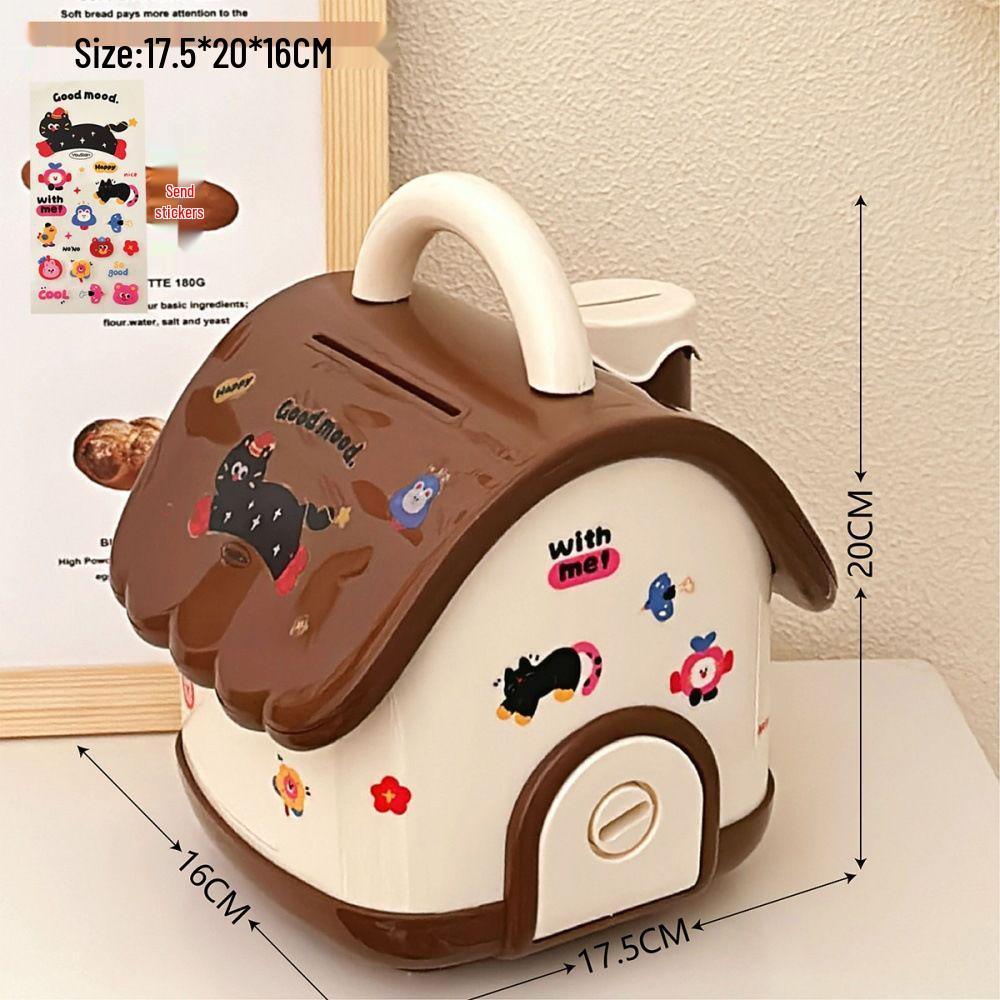 Large Capacity Cute Cartoon Piggy Bank for Children and Adults