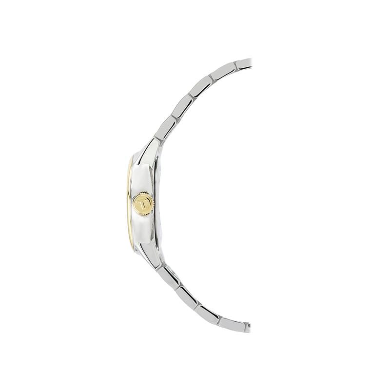 Tissot Женские часы Kason Zen I Collection с кварцевым механизмом, водозащитой 30м, белым циферблатом, 29мм T085.210.22.013.00