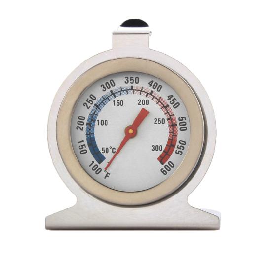 Stainless Steel Stand Oven Thermometer Food Up Dial Meats Temperature Gauge