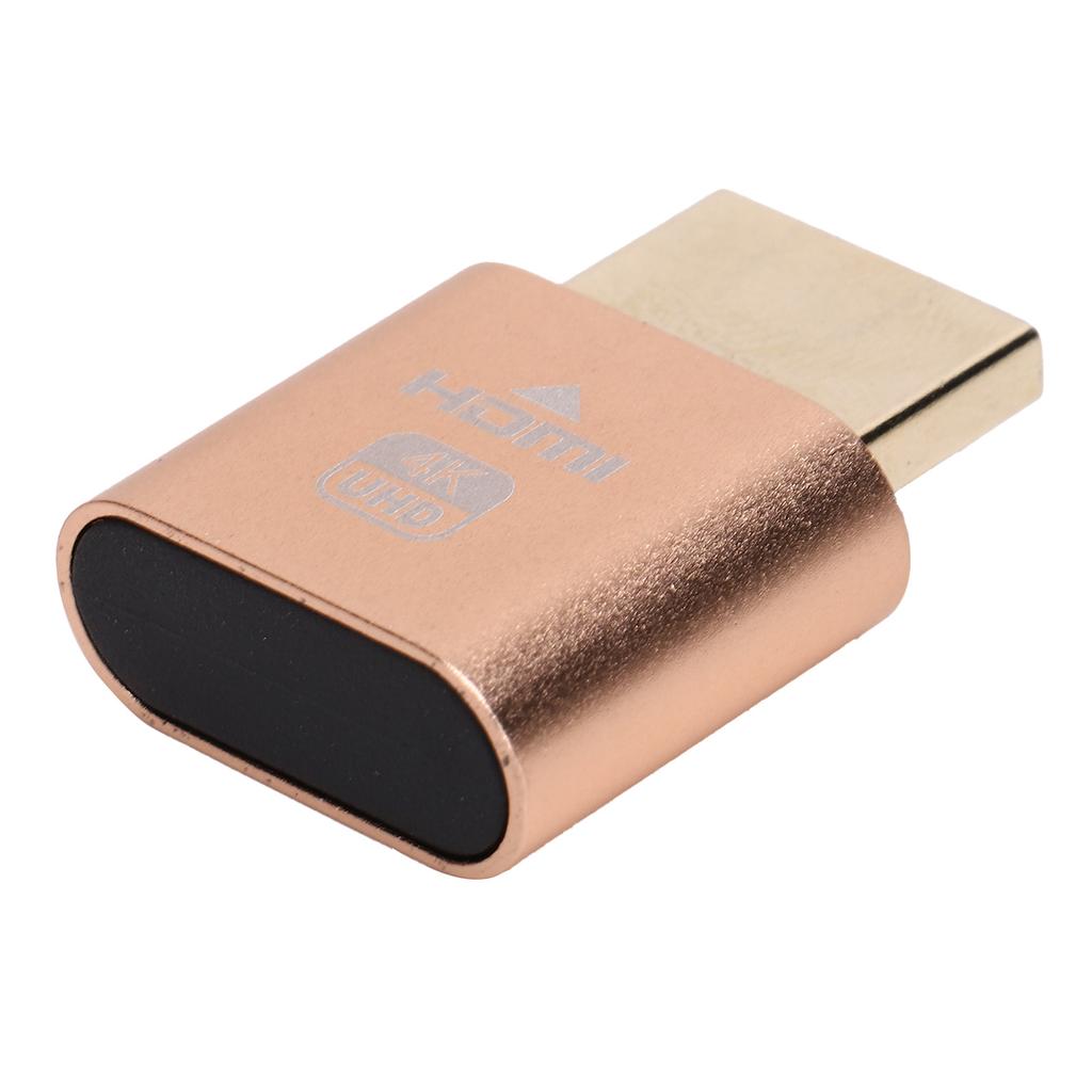 Интерфейс Мультимедиа Высокой Четкости Заглушка Эмулятор Дисплея 4K с Горячей Заменой(Золото )